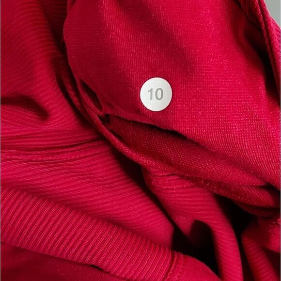 Lululemon In Flux Jacket Cranberry Reversible Size 10 - Picture 11 of 12